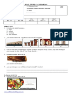 Soal Penilaian Harian Kelas 5 Tema 3 Subtema 1