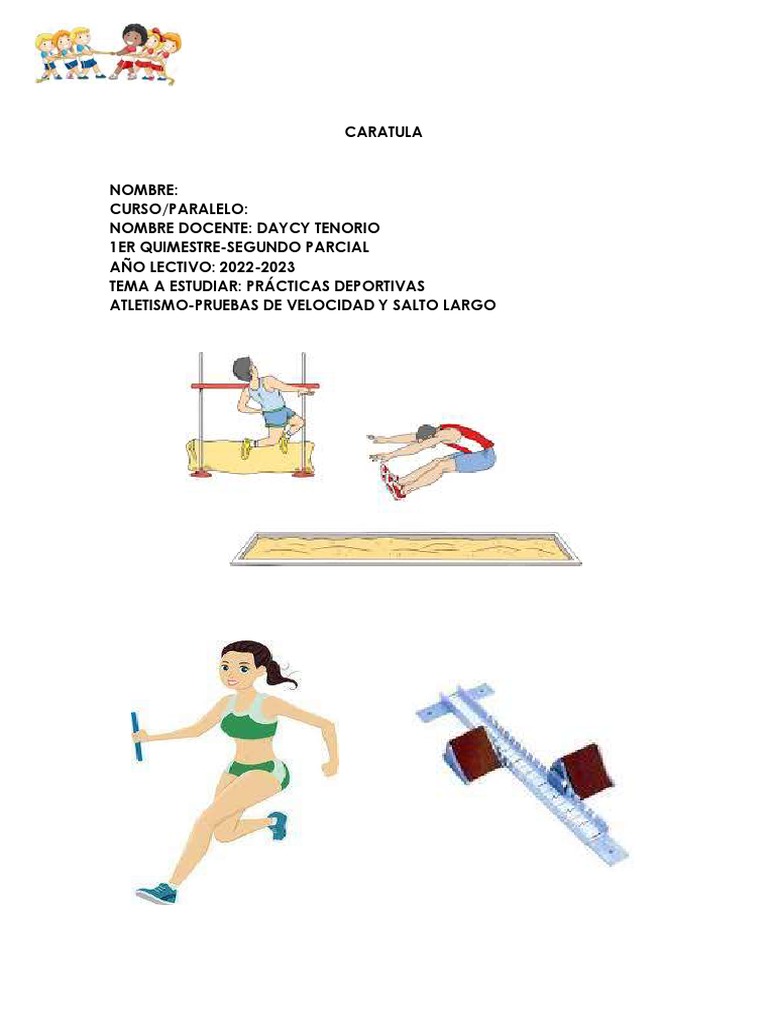 Carátula y Definición de Atletismo | PDF | Deporte del atletismo | Deportes