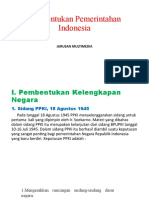 Pembentukan Pemerintahan Indonesia