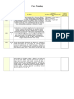 Planejamento de aula sobre puberdade