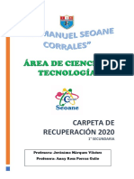 Carpeta de Recuperacion 1° Ciencia y Tecnologia