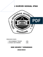 LAPORAN SURVEI SOSIAL IPAS Sheva