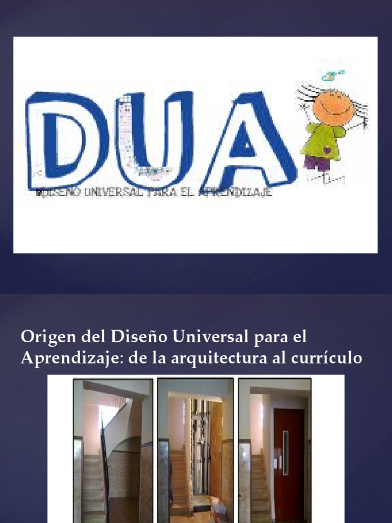 Origen y Principios del DUA en Educación | PDF | Diseño | Plan de estudios