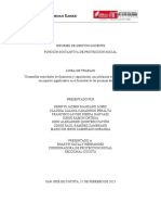 INFORME DE GESTIÓN DOCENTE - ProyeccSocial