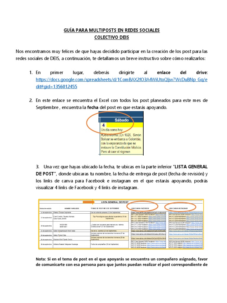 GUÍA PARA POSTS EN REDES SOCIALES Cumpleaños 30 PDF | PDF | Facebook