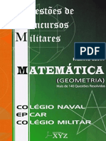 Resumo QCM Questoes de Concursos Militares Colegio Naval Epcar Colegio Militar Matematica Geometria Fabiano Costa