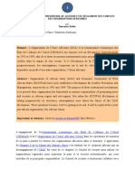 LES MÉCANISMES DE PRÉVENTION ET GESTION DES CONFLITS Baldé À Relire