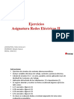 Ejercicios Unidad 2 Redes Eléctricas II