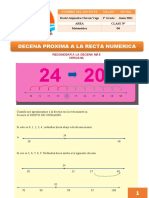 4-Decena próxima a la recta numérica-1Grado