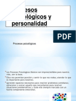 Procesos Psicológicos y Personalidad - Diapositiva