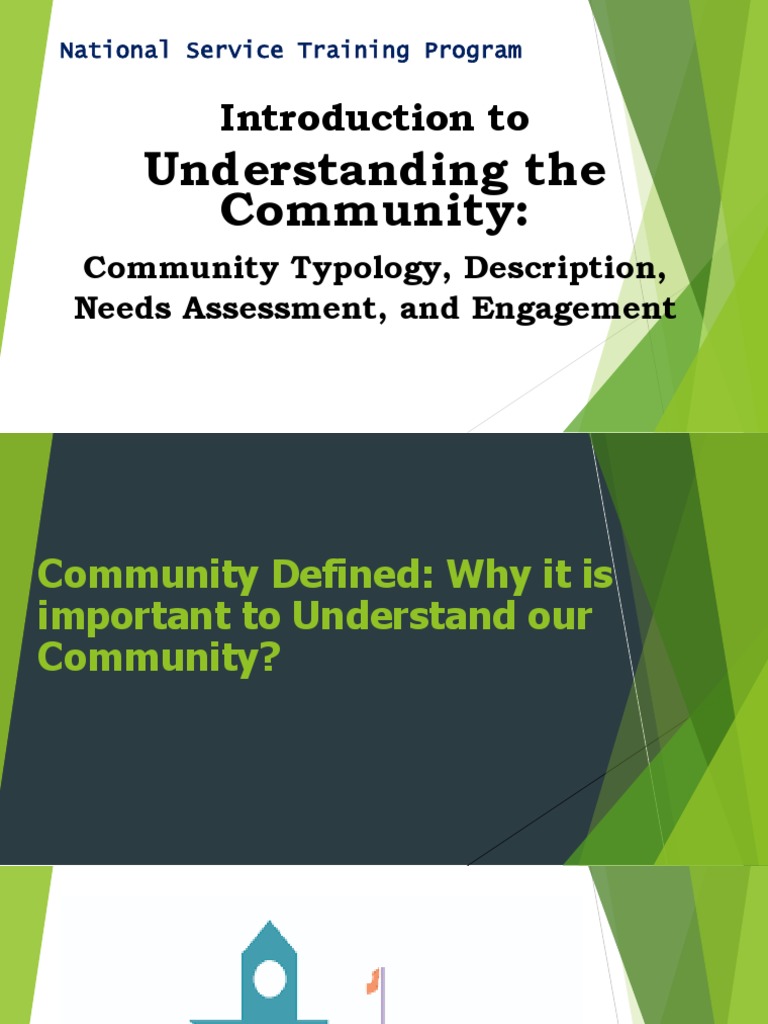 Understanding Community Engagement | PDF | Needs Assessment | Community