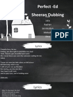 Perfect Ed Sheeran lyrics and analysis