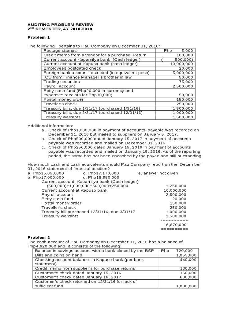 Cash and Cash Equivalents PDF Cheque Banks