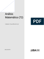 Bibliografía - Análisis Matemático 72 - 1C - 2023