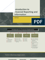1 Introduction To Financial Reporting and Information
