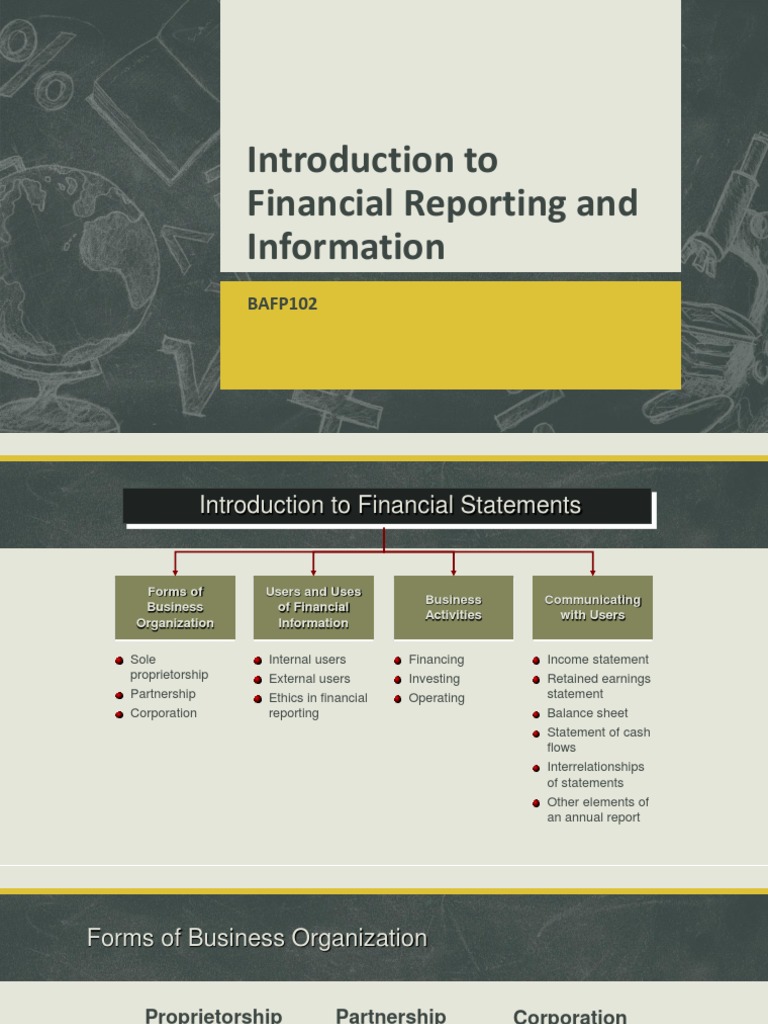 Introduction to Financial Reporting | PDF | International Financial ...