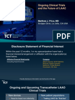 TCT Template Title 30 PT Bold Arial: Ongoing Clinical Trials and The Future of LAAC