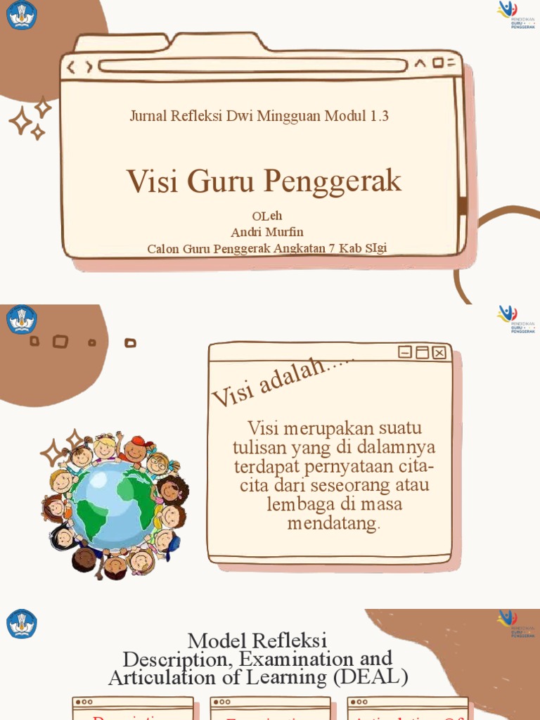 Visi dan Refleksi Guru Penggerak | PDF | Karier & Perkembangan