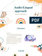 The Audio-Lingual Approach