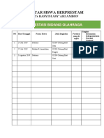 Prestasi Di Bidang Olahraga