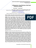Sistem Informasi Manajemen AssetBerbasis WebPada Perbanas Institute PDF