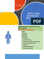 Pertemuan Ke 3 Tata Cara Kegiatan Pelatihan