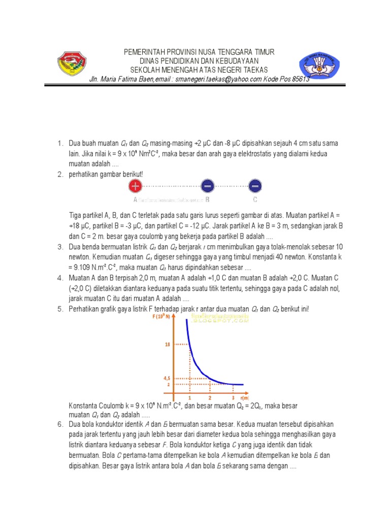 Pembahasan Soal Fisika Listrik Kelas XII | PDF | Metode & Bahan Ajar