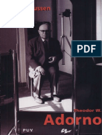 Claussen, Detlev (2006) - Theodor W. Adorno. Uno de Los Últimos Genios