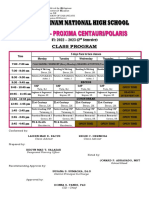 Class Program G11 PDF