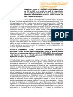 ACCION DE CUMPLIMIENTO - Requisitos de Procedencia PDF