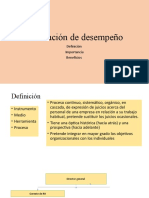 Evaluación de Desempeño Concepto