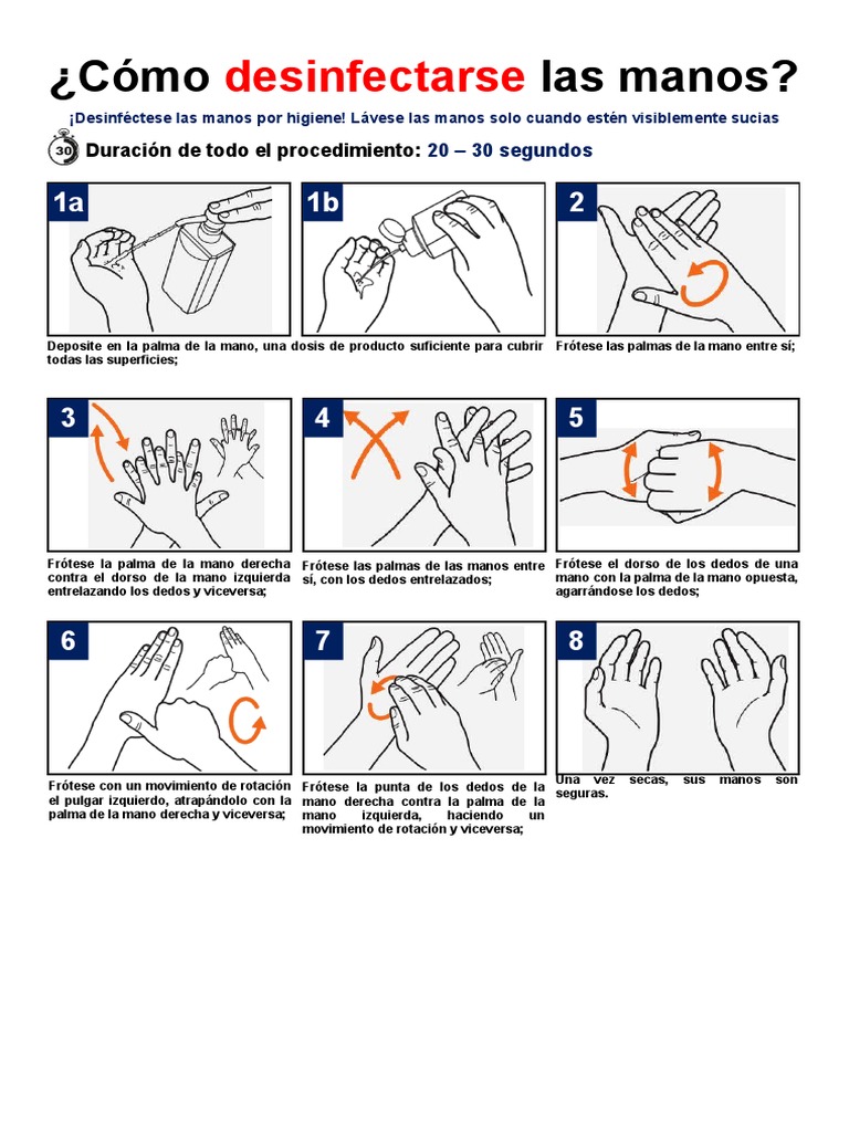 Como Desinfectarse Las Manos | PDF