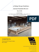 Timber Bridge Design Guidelines Review