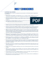 Terminos y Condiciones PDF