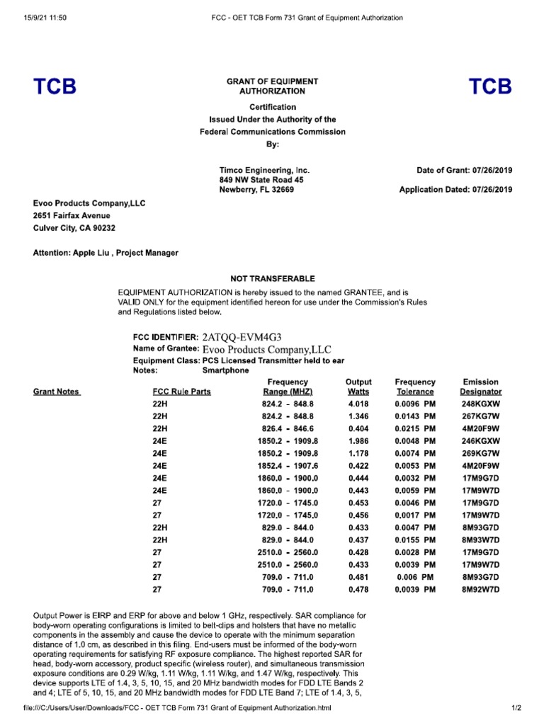 TCB PDF | PDF