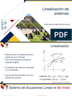 Linealización de Sistemas: Derian - Espinosa@unimilitar - Edu.co