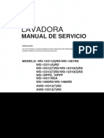 Manual de Servicio (Lavadora Secadora LG WD-14312RD) PDF