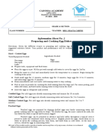 Preparing and Cooking Egg Dishes: Information Sheet No. 2