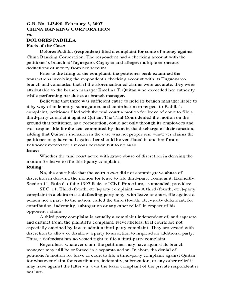 Rule 6 sec 11 civ pro pdf complaint civil law common law 