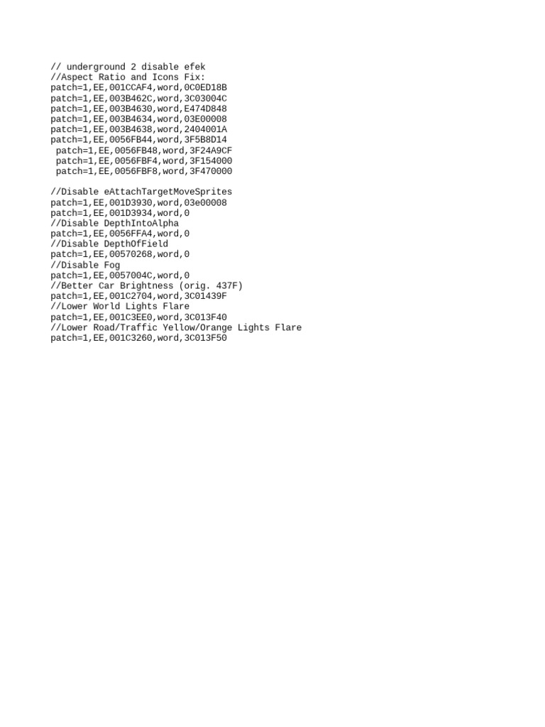 Gran Turismo 4 Patch Codes Guide | PDF | Teaching Methods & Materials ...