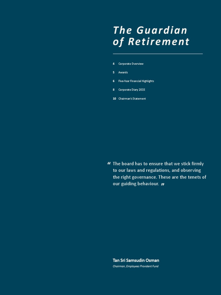 The Guardian of Retirement PDF Return On Investment Economies