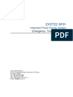 ZXDT22 SF01: Emergency Troubleshooting