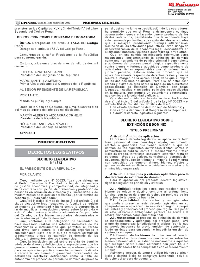 Congreso avanza en proyecto para quitarle dientes a la extinción de dominio de bienes de origen ilícito
