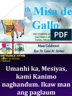 9th Misa De Gallo