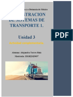 Adminstracion de Sistemas de Transporte 1.: Unidad 3