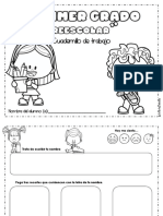 1º PREESCOLAR Cuaderno de Trabajo