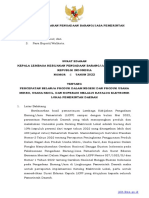Surat Edaran Kepala LKPP Nomor 6 Tahun 2022 - 2033 - 1