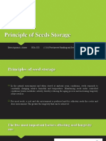 Principle of Seeds Storage
