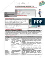 Título: "Diagnosticando Nuestros Aprendizajes Matematicos": Planificador de La Experiencia de Aprendizaje #00