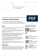 Coronary Artery Disease - Sintomas at Sanhi - Mediko - PH